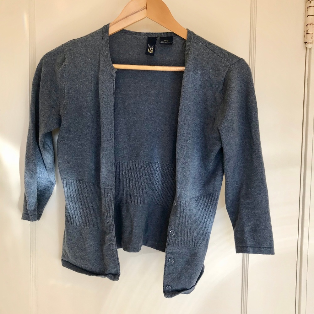 Blue soft cardigan